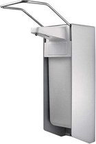 NCPremium Elleboog dispenser 1000ML voor desinfectiemiddel en/of zeep - zeepdispenser- elleboogdispenser - aluminium zeep pomp - hygiënisch desinfecterend - wand model