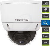 Amiko Home D30M510MF POE - 5 MP - Dome Camera - OUTDOOR, IR NIGHTVISION 30M, MANUAL FOCUSMETAL CASING, Weatherproof, Water resistance: IP66