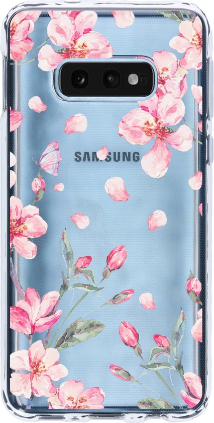 Design Backcover geschikt voor Samsung Galaxy S10e - Bloesem Watercolor