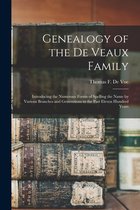 Genealogy of the De Veaux Family