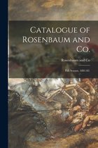 Catalogue of Rosenbaum and Co.