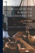 Circular of the Bureau of Standards No. 439