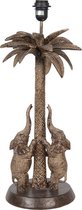 Lampenvoet Tafellamp 33*33*59 cm E27/max 1*60W Bruin Kunststof Rond Olifant Lampvoet