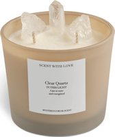 Scent with Love - Clear Quartz Candle - Geurkaars