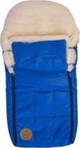 Voetenzak-lamsvel-schapenvacht- kinderwagen- kleur blauw