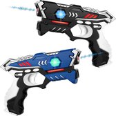 KidsTag lasergame set - 2 laserguns - Lasergun set voor kinderen - Laser game speelgoed in exclusieve stoere kleuren