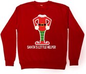 Kersttrui Santa's little helper | Maat 7-8 jaar