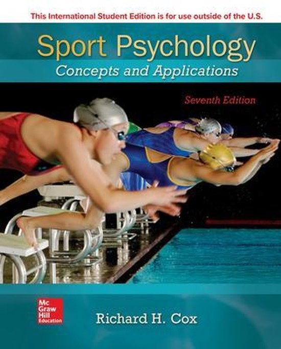 ISE SPORT PSYCHOLOGY CONCEPTS AND APPLICATIONS COLLEGE IE OV ... - cover