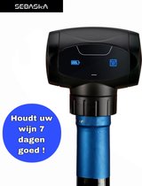 SEBASKA Wijnstopper - 7 dagen goed - Vacuum - Automatisch - Wijnstop - Wijndop - Wijn - Flessenstop - Wijnafsluiter - Elektrisch