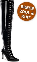 Funtasma Kniehoge laarzen -37 Shoes- Dominatrix-3024X US 7 Zwart