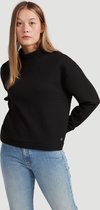 O'Neill V-Hals Sweatshirt Women Aralia Black Out S - Black Out Material Buitenlaag: 83% Polyester 15% Viscose 2% Elastaan - Material Buitenlaag 2: 95% Katoen 5% Elastaan