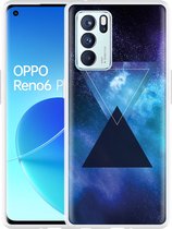 Oppo Reno6 Pro 5G Hoesje Space - Designed by Cazy