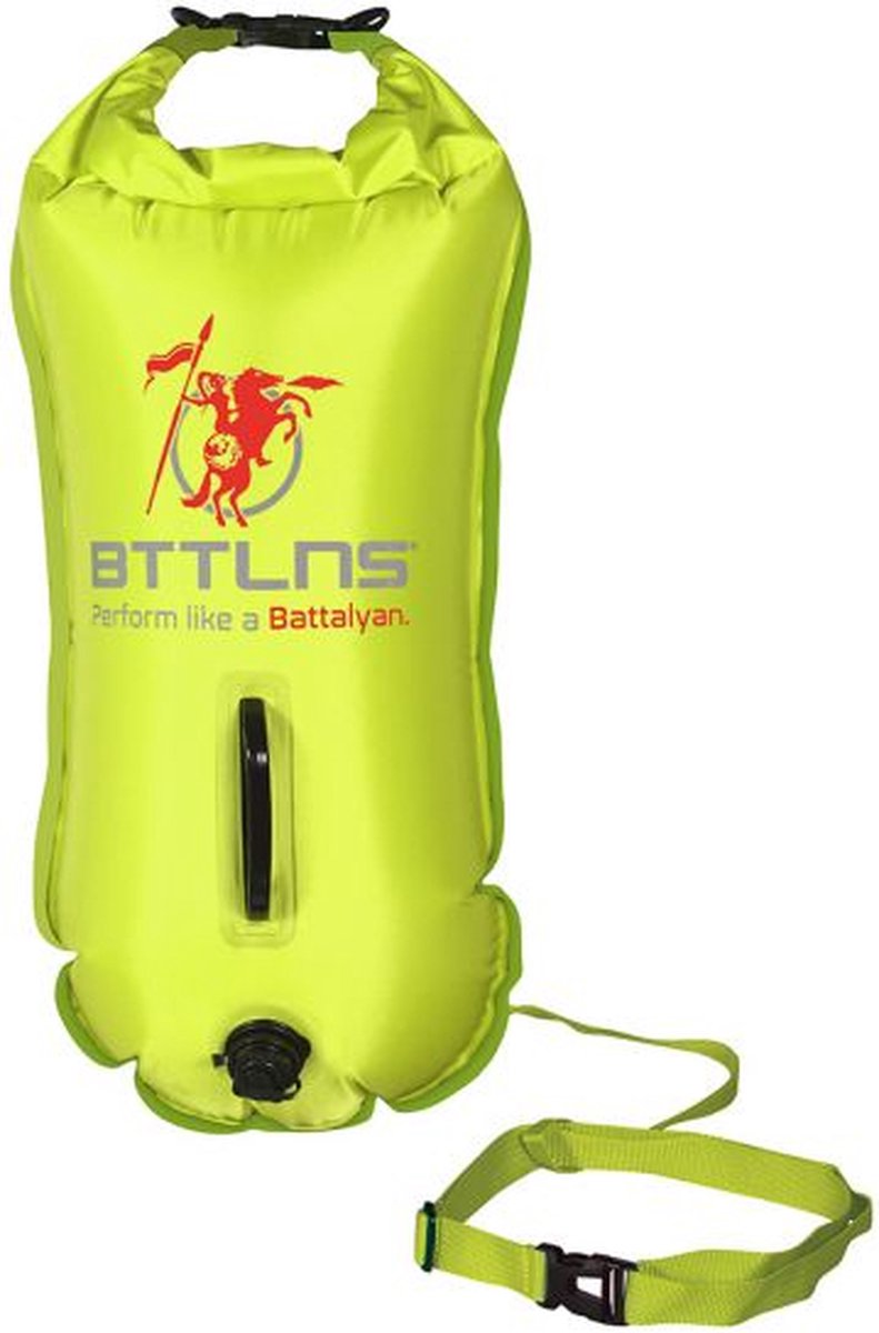 Abahub Zwemboei Tow Float Dry Bag, Open Water Zwemvlotter, Zwemboei met Opslag Waterdichte Opblaasbare Dry Bag Veiligheidsvlotter voor watersporten, triatleten, kajakkers en snorkelaars