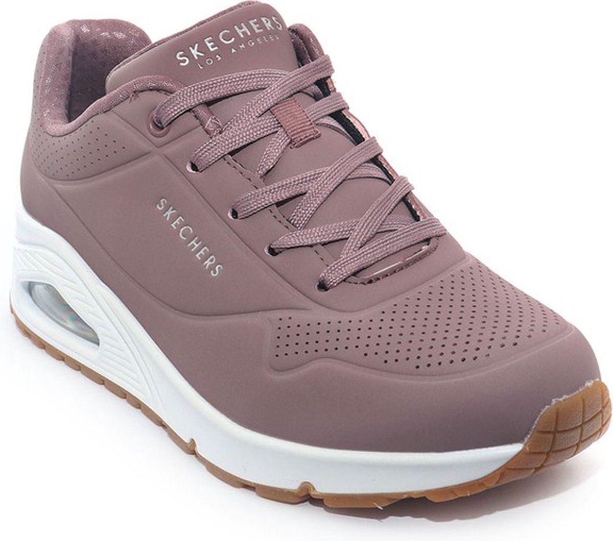Skechers Uno Stand on Air mauve roze sneakers dames (73690 MVE) | bol.com