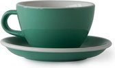 Tasse et soucoupe AMCE Latte Macchiato - 280ml - Feijoa (vert menthe) - vaisselle en porcelaine