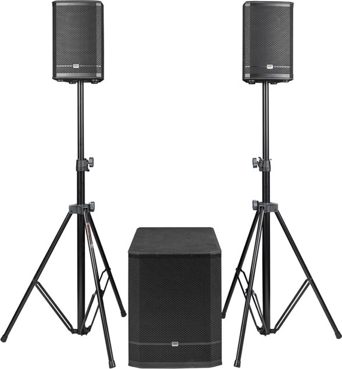 DAP Pure Club 15 15" Sub + 8" Tops Actieve set met DSP