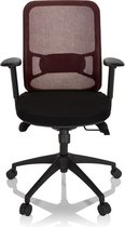 IONA - Professionele bureaustoel Rood / Zwart