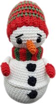 Per il Bambino Mini Tuimelaar Sneeuwpop - Baby - Speelgoed - Winter - Handgemaakt