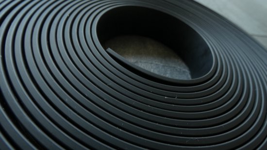 Flexplinth - Plinthe adhésive PVC souple - Zwart (RAL9011) - 15 mètres