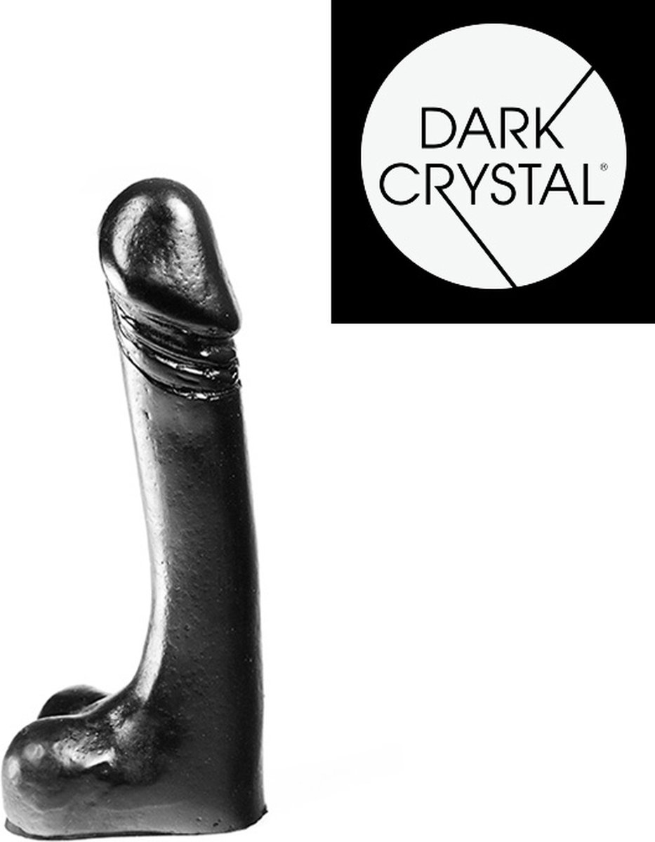 Goedkoopste Dark Crystal Dildo 18 x 3 cm - zwart