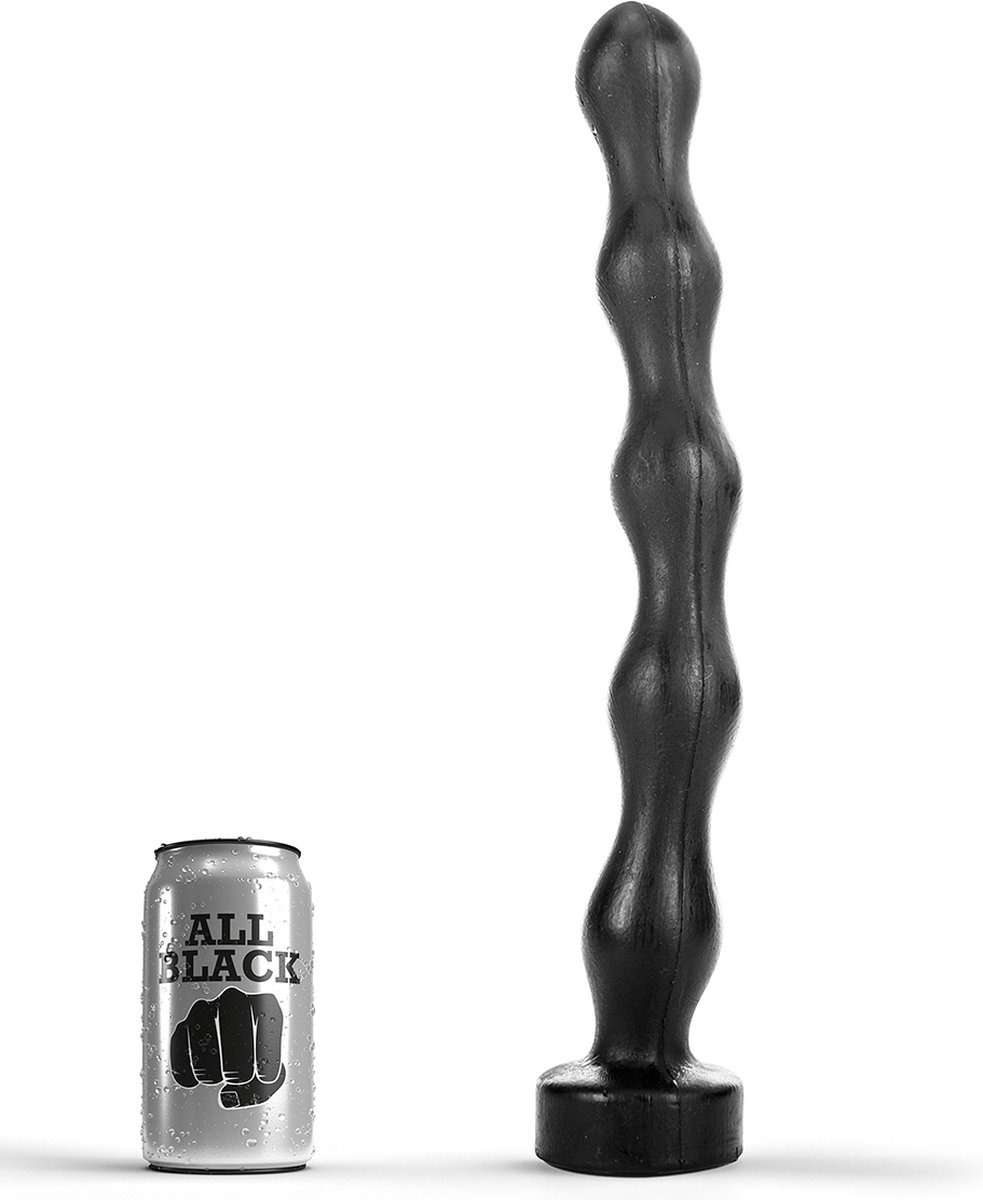 Goedkoopste All Black Anaal kralen 41,5 x 4,3 cm - zwart