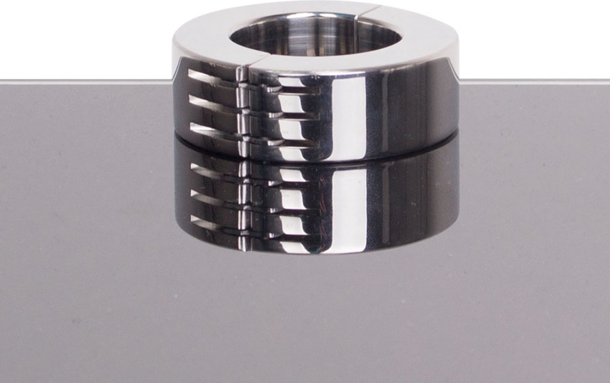 Goedkoopste Ballstretcher RVS met groeven scharnierend 20 mm hoog Ø 35 mm