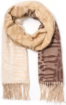 Warme Sjaal Dierenprint - 180x70 cm - Bruin Beige