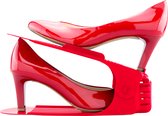 Schoenen organizer - 150 stuks - Rood - Verstelbaar