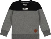 SKURK Sieb Baby Jongens Grijs Zwart Sweater - Maat 86