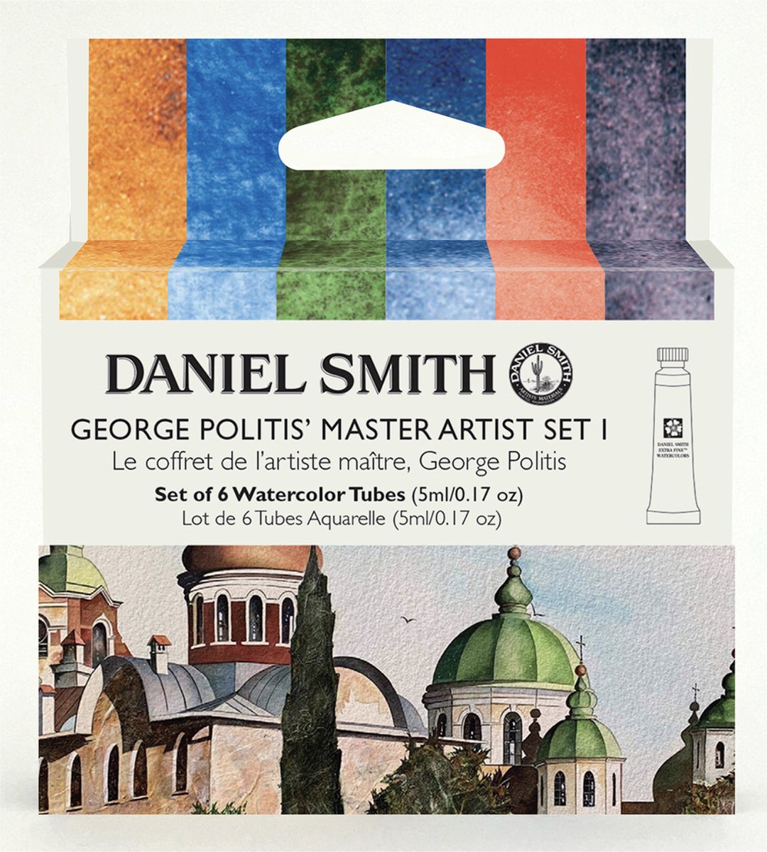Daniel Smith Aquarelverf - Professionele Aquarel Verf - Watercolour 5ml George Politis Master Artist Set 1 with 6 Tubes