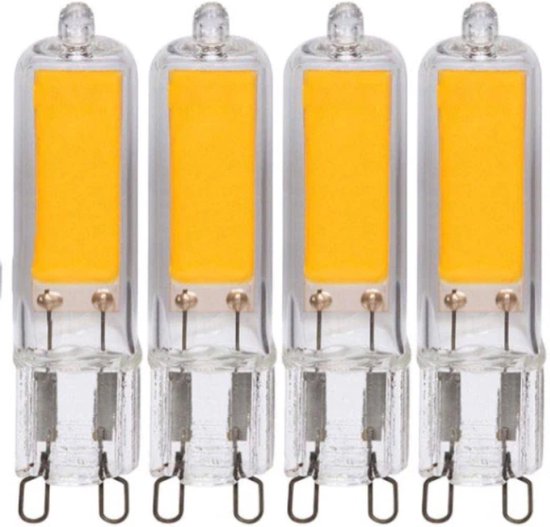 4 x G9 Led 3 Watt - Ledlamp - Mini G9 Led - Vervangen Halogeen - Bespaar  meer dan 90% | bol.com