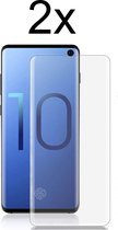 Samsung S10 Screenprotector UV - Beschermglas Samsung Galaxy S10 Screen Protector Glas - 2 stuks