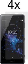 Sony Xperia XZ2 Premium Screenprotector - Beschermglas Sony Xperia XZ2 Premium Screen Protector - 4 stuks