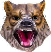 Carnival Toys Gezichtsmasker Wolf Bruin One-size