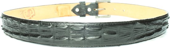 Sendra Riem Chihuahua Zwart Dames Hommes Riem À La Main Parfait Crocodile Imitation Boucle Interchangeable Cowboy Western Ibiza Bohème 4cm Large Unisexe Jeans Pantalon Ceinture En Cuir Véritable Taille 100