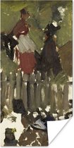 Poster Kermis - Schilderij van George Hendrik Breitner - 60x120 cm
