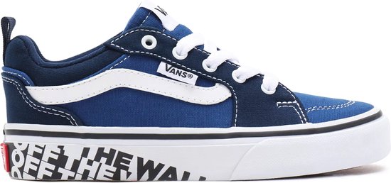 Vans Sneakers - Maat 36 - Unisex - blauw - wit | bol.com