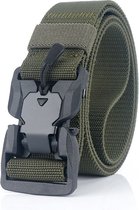 Premium Tactical Belt - Riem - Riemen - Broekriem - Magnetisch - Design - Militair - Dames - Heren - Groen