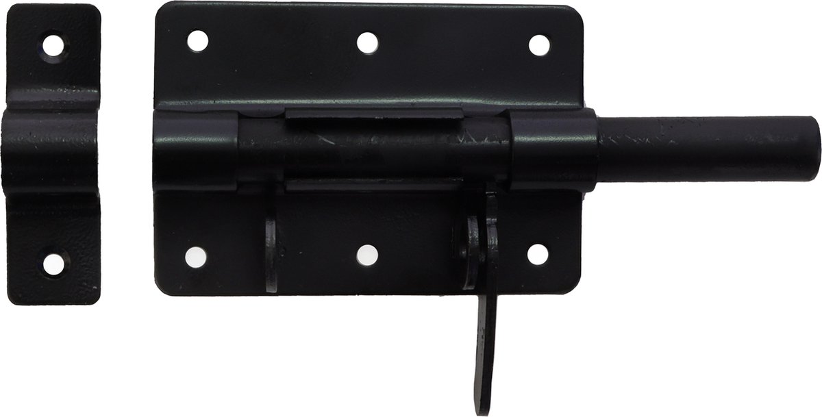 Hangslotgrendel Zwart 100 x 70 mm | Per Stuk