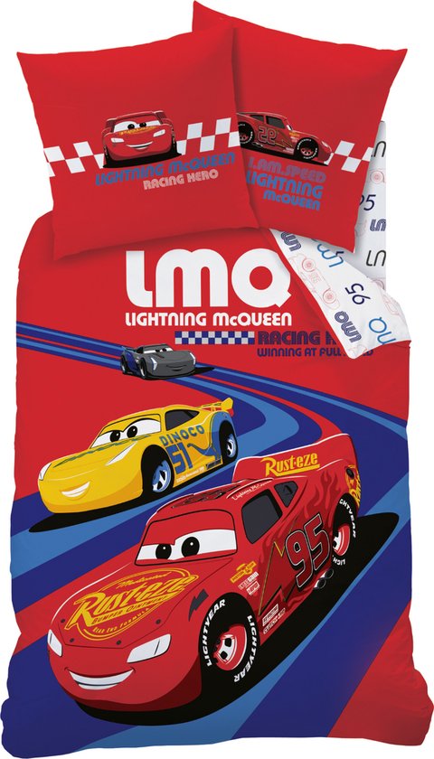Wanten Adolescent Piepen Disney Cars Dekbedovertrek Racing - Eenpersoons - 140 x 200 cm - Katoen |  bol.com