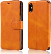 iPhone X/Xs leren portemonnee hoesje - PU leer - Pasjes - Wallet case - Book case - Opbergruimte - Telehoesje - Nederland - Kwaliteit - Goed - 5 kleuren - Zwart - Donker blauw - Do