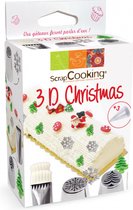 Scrapcooking Spuitmondjes Kerst 3D