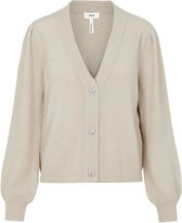Object Vest Objeve Nonsia L/s Short Cardigan No 23036283 Silver Grey/melange Dames Maat - S