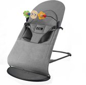 Baby Swing – Baby Schommelstoel – Baby Schommelstoeltjes – Babyschommel Binnen - Grijs - Flanner®