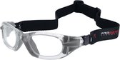 Progear Eyeguard Strap Crystal Transparant voetbalbril