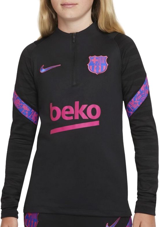 Nike FC Barcelona Strike Drilltop Sporttrui - Maat - Unisex - zwart - roze - blauw | bol.com
