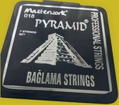 Snaren set korte hals saz turkse gitaar premium kwaliteit 0.18 setje