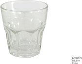 6 Drinkglazen - Glas - Doorzichtig - 300 ml - Facet