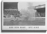 Walljar - ADO Den Haag - AFC Ajax '87 - Muurdecoratie - Canvas schilderij