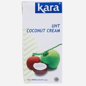 Kara - uht Coconut Cream - Zuivere kokosroom - Natuurlijk kokosextrat 1 liter